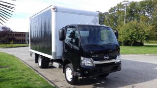 2016 Hino 195 14 Foot Cube Van 3 Seater Diesel With Power Tailgate, 5.0L, 4 cylinder, 2 door, automatic, cruise control, air conditioning, AM/FM radio, CD player, power door locks, power windows, power mirrors, black exterior, black interior, cloth. Certificate and Decal Valid Until September 2024. Measurements: Box:- 14 foot long, 8 feet wide, 7 feet height, 11.7 foot wheelbase.(All the measurements are deemed to be true but are not guaranteed). $58,810.00 plus $375 processing fee, $59,185.00 total payment obligation before taxes.  Listing report, warranty, contract commitment cancellation fee, financing available on approved credit (some limitations and exceptions may apply). All above specifications and information is considered to be accurate but is not guaranteed and no opinion or advice is given as to whether this item should be purchased. We do not allow test drives due to theft, fraud and acts of vandalism. Instead we provide the following benefits: Complimentary Warranty (with options to extend), Limited Money Back Satisfaction Guarantee on Fully Completed Contracts, Contract Commitment Cancellation, and an Open-Ended Sell-Back Option. Ask seller for details or call 604-522-REPO(7376) to confirm listing availability.