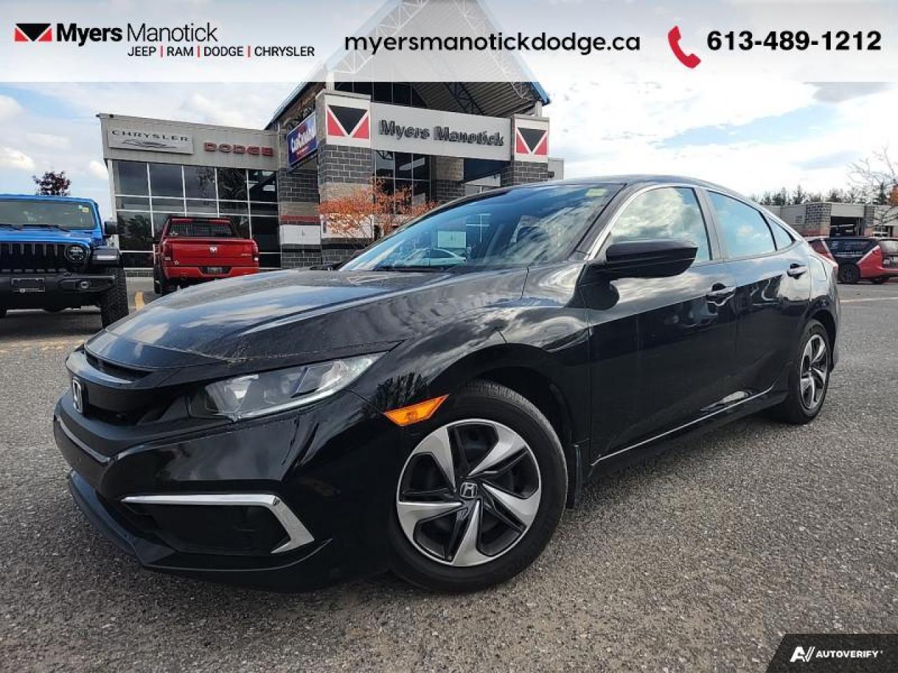 Used 2020 Honda Civic Sedan LX  Heated Seats+ Lane Keep Assist for sale in Ottawa, ON