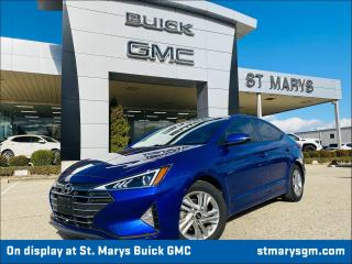 <div>The 2020 Hyundai Elantra Preferred, with its eye-catching blue exterior, is a compact car that offers style, efficiency, and a comfortable ride.</div><div> </div><div>This Elantra is powered by an efficient engine that makes it a great choice for your daily commute or road trips. It combines fuel economy with a well-balanced performance for an enjoyable driving experience.</div><div> </div><div>Inside the Elantra, you'll find a modern and user-friendly interior with a range of features designed to make your driving experience more convenient and enjoyable. The car offers comfortable seating and ample cargo space for your belongings.</div><div> </div><div>If you're interested in this stylish and efficient car, we welcome you to visit St. Mary's GMC  in St. Mary's. Our team is here to assist you with any questions, schedule a test drive, and provide exceptional customer service. Contact us today to discover more about this fantastic vehicle.</div>