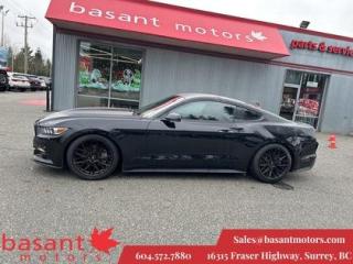 Used 2016 Ford Mustang Manual!! EcoBoost Premium, Leather, Backup Cam!! for sale in Surrey, BC