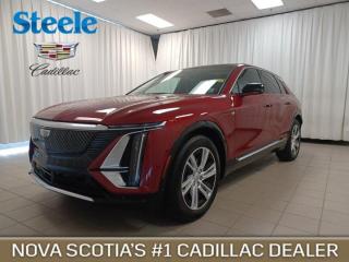 Our 2024 Cadillac LYRIQ Tech 1 takes an electrifying approach to luxury driving in Radiant Red Tintcoat! Powered by an Electric Motor providing 340hp to a Single Speed Automatic transmission for confident quickness. You can also enjoy smooth yet dynamic handling in this Rear Wheel Drive SUV, which features a 102kWh Ultium battery pack to go nearly 502 kilometers before recharging. A dramatic laser-etched grille leads the way for LYRIQ style, setting the stage for vertically stacked LED lighting, a fixed glass roof, a power liftgate, 20-inch alloy wheels, a sunroof, and Cadillacs animated welcome-lighting system. Take a turn in our Tech 1 cabin to discover high-end details like heated Inteluxe power front seats, a reclining/folding second row, a multifunction steering wheel, dual-zone automatic climate control, keyless entry/start, and a fantastic 33-inch digital dash. It doubles as a driver display and an infotainment touchscreen supporting natural voice recognition, connected navigation, WiFi compatibility, wireless Android Auto®/Apple CarPlay®, Bluetooth®, wireless charging, and a seven-speaker sound system. Keep moving with Cadillac safety measures like front/rear automatic braking, a windshield-reflective collision warning, blind-spot intervention, lane-keeping assistance, an HD rearview camera, and more. Our LYRIQ Tech 1 moves you in masterful harmony! Save this Page and Call for Availability. We Know You Will Enjoy Your Test Drive Towards Ownership! Metros Premier Credit Specialist Team Good/Bad/New Credit? Divorce? Self-Employed?