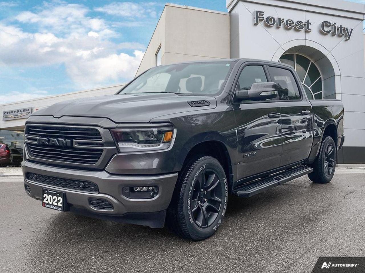 Used 2022 RAM 1500 Sport One Owner - Low Kilometers - Very Clean for sale in London, ON