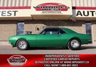 Used 1967 Chevrolet Camaro RS/SS **PRO STREET** BLOWN BB CHEVY, TRULY WICKED! for sale in Headingley, MB