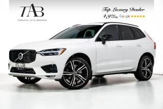 This beautiful 2021 Volvo XC60 T6 R-design is a local Ontario vehicle with a clean Carfax report and remaining manufacture warranty until August 27th 2025 or up 80,000 kms. With its striking 22-inch wheels and panoramic sunroof, this luxury SUV not only turns heads but also offers a breathtaking view of the world around you. Its the epitome of style and substance on four wheels.

Key features Include:

- T6 R-Design
- Panoramic sunroof
- 22-inch alloy wheels 
- Front sport seats 
- Heated front seats
- Dual-zone automatic climate control
- Sensus infotainment system with a 9-inch touchscreen
- Apple CarPlay and Android Auto compatibility
- Harman Kardon premium sound system
- Navigation system 
- Adaptive cruise control
- Lane departure warning 
- lane-keeping assist
- Blind-spot monitoring
- Rear cross-traffic alert
- Forward collision warning and mitigation
- Park assist 
- Driver seat memory settings
- HUD

NOW OFFERING 3 MONTH DEFERRED FINANCING PAYMENTS ON APPROVED CREDIT.

 Looking for a top-rated pre-owned luxury car dealership in the GTA? Look no further than Toronto Auto Brokers (TAB)! Were proud to have won multiple awards, including the 2023 GTA Top Choice Luxury Pre Owned Dealership Award, 2023 CarGurus Top Rated Dealer, 2024 CBRB Dealer Award, the Canadian Choice Award 2024, the 2023 Three Best Rated Dealer Award, and many more!

With 30 years of experience serving the Greater Toronto Area, TAB is a respected and trusted name in the pre-owned luxury car industry. Our 30,000 sq.Ft indoor showroom is home to a wide range of luxury vehicles from top brands like BMW, Mercedes-Benz, Audi, Porsche, Land Rover, Jaguar, Aston Martin, Bentley, Maserati, and more. And we dont just serve the GTA, were proud to offer our services to all cities in Canada, including Vancouver, Montreal, Calgary, Edmonton, Winnipeg, Saskatchewan, Halifax, and more.

At TAB, were committed to providing a no-pressure environment and honest work ethics. As a family-owned and operated business, we treat every customer like family and ensure that every interaction is a positive one. Come experience the TAB Lifestyle at its truest form, luxury car buying has never been more enjoyable and exciting!

We offer a variety of services to make your purchase experience as easy and stress-free as possible. From competitive and simple financing and leasing options to extended warranties, aftermarket services, and full history reports on every vehicle, we have everything you need to make an informed decision. We welcome every trade, even if youre just looking to sell your car without buying, and when it comes to financing or leasing, we offer same day approvals, with access to over 50 lenders, including all of the banks in Canada. Feel free to check out your own Equifax credit score without affecting your credit score, simply click on the Equifax tab above and see if you qualify.

So if youre looking for a luxury pre-owned car dealership in Toronto, look no further than TAB! We proudly serve the GTA, including Toronto, Etobicoke, Woodbridge, North York, York Region, Vaughan, Thornhill, Richmond Hill, Mississauga, Scarborough, Markham, Oshawa, Peteborough, Hamilton, Newmarket, Orangeville, Aurora, Brantford, Barrie, Kitchener, Niagara Falls, Oakville, Cambridge, Kitchener, Waterloo, Guelph, London, Windsor, Orillia, Pickering, Ajax, Whitby, Durham, Cobourg, Belleville, Kingston, Ottawa, Montreal, Vancouver, Winnipeg, Calgary, Edmonton, Regina, Halifax, and more.

Call us today or visit our website to learn more about our inventory and services. And remember, all prices exclude applicable taxes and licensing, and vehicles can be certified at an additional cost of $699.