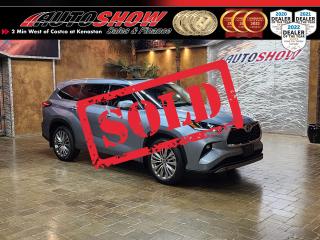 Used 2022 Toyota Highlander Hybrid Platinum AWD w/ Only 16KM!!  Pano Roof! for sale in Winnipeg, MB