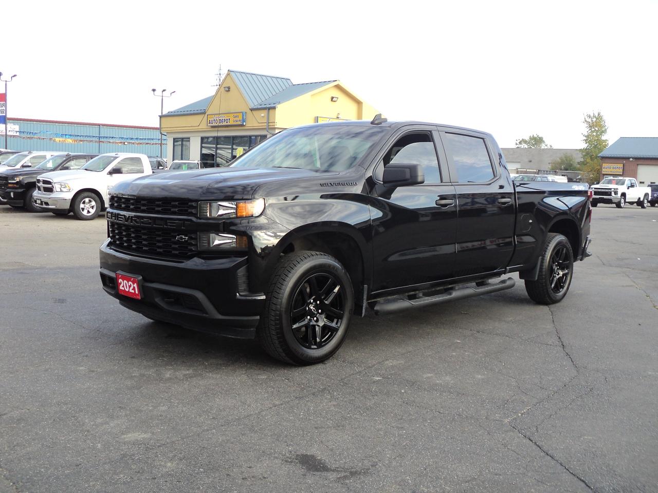 Used 2021 Chevrolet Silverado 1500 Custom CrewCab 4x4 2.7L 4cyl 6'7