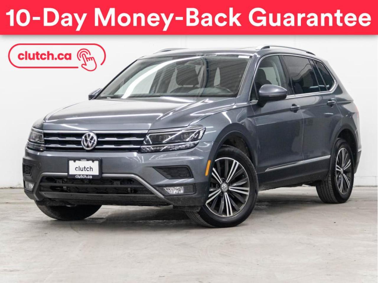 Used 2018 Volkswagen Tiguan Highline AWD w/ Drive Assist pkg w/ Apple CarPlay & Android Auto, Bluetooth, Rearview Cam for sale in Toronto, ON