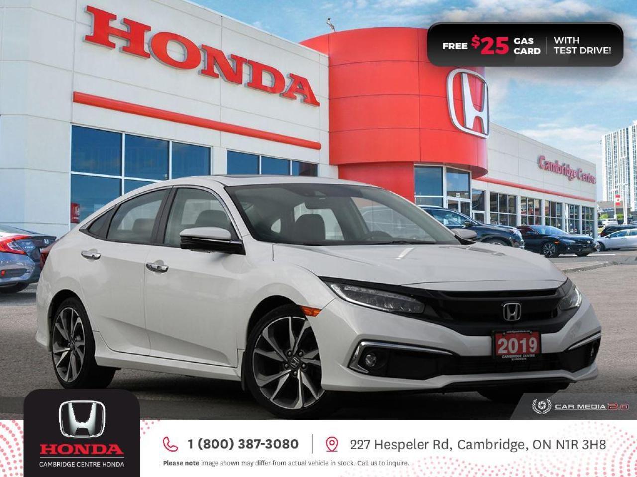 Used 2019 Honda Civic Touring HONDA SENSING TECHNOLOGIES | REMOTE STARTER | GPS NAVIGATION for sale in Cambridge, ON