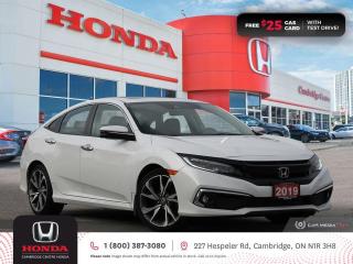 Used 2019 Honda Civic Touring HONDA SENSING TECHNOLOGIES | REMOTE STARTER | GPS NAVIGATION for sale in Cambridge, ON