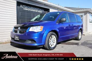 The 2019 Dodge Grand Caravan SXT s a reliable companion for family adventures! With features like 3.6L V6 24V VVT engine, Premium cloth seating with power 8-way driver seat, DVD System, 2nd-row Stow n Go bucket seats with 3rd-row Stow n Go with tailgate seats, Uconnect 4 with 6.5-inch touchscreen display, ParkView Rear Back-Up Camera and tons more! This vehicle also comes with a clean CARFAX.




<p>**PLEASE CALL TO BOOK YOUR TEST DRIVE! THIS WILL ALLOW US TO HAVE THE VEHICLE READY BEFORE YOU ARRIVE. THANK YOU!**</p>

<p>The above advertised price and payment quote are applicable to finance purchases. <strong>Cash pricing is an additional $699. </strong> We have done this in an effort to keep our advertised pricing competitive to the market. Please consult your sales professional for further details and an explanation of costs. <p>

<p>WE FINANCE!! Click through to AUTOHOUSEKINGSTON.CA for a quick and secure credit application!<p><strong>

<p><strong>All of our vehicles are ready to go! Each vehicle receives a multi-point safety inspection, oil change and emissions test (if needed). Our vehicles are thoroughly cleaned inside and out.<p>

<p>Autohouse Kingston is a locally-owned family business that has served Kingston and the surrounding area for more than 30 years. We operate with transparency and provide family-like service to all our clients. At Autohouse Kingston we work with more than 20 lenders to offer you the best possible financing options. Please ask how you can add a warranty and vehicle accessories to your monthly payment.</p>

<p>We are located at 1556 Bath Rd, just east of Gardiners Rd, in Kingston. Come in for a test drive and speak to our sales staff, who will look after all your automotive needs with a friendly, low-pressure approach. Get approved and drive away in your new ride today!</p>

<p>Our office number is 613-634-3262 and our website is www.autohousekingston.ca. If you have questions after hours or on weekends, feel free to text Kyle at 613-985-5953. Autohouse Kingston  It just makes sense!</p>

<p>Office - 613-634-3262</p>

<p>Kyle Hollett (Sales) - Extension 104 - Cell - 613-985-5953; kyle@autohousekingston.ca</p>

<p>Joe Purdy (Finance) - Extension 103 - Cell  613-453-9915; joe@autohousekingston.ca</p>

<p>Brian Doyle (Sales and Finance) - Extension 106 -  Cell  613-572-2246; brian@autohousekingston.ca</p>

<p>Bradie Johnston (Director of Awesome Times) - Extension 101 - Cell - 613-331-1121; bradie@autohousekingston.ca</p>