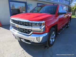 Used 2016 Chevrolet Silverado 1500 GREAT KM'S LTZ-MODEL 5 PASSENGER 5.3L - V8.. 4X4.. CREW-CAB.. SHORTY.. LEATHER.. HEATED SEATS & WHEEL.. POWER SUNROOF & PEDALS.. BACK-UP CAMERA.. for sale in Bradford, ON