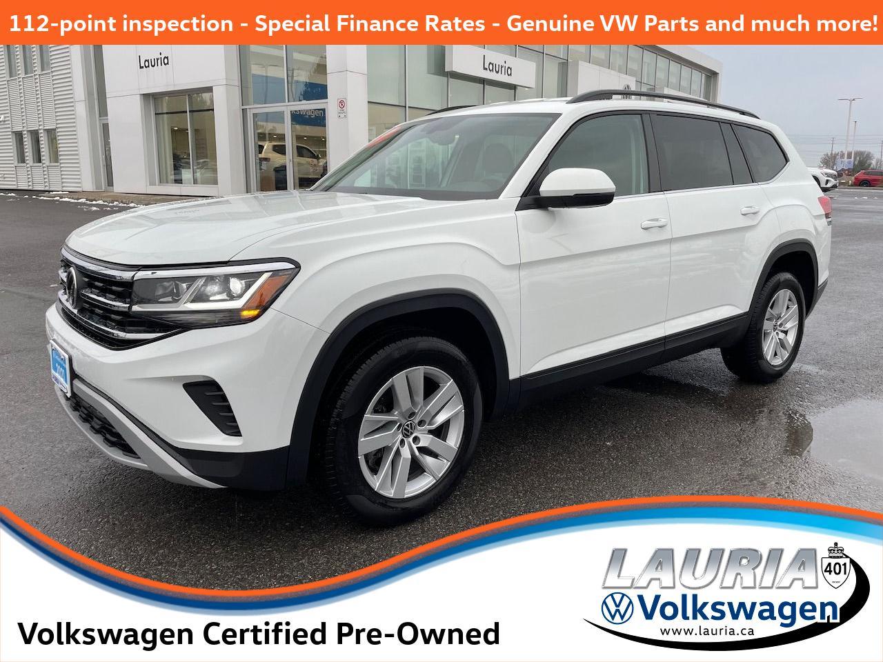 Used 2021 Volkswagen Atlas 2.0T Trendline 4Motion AWD for sale in PORT HOPE, ON