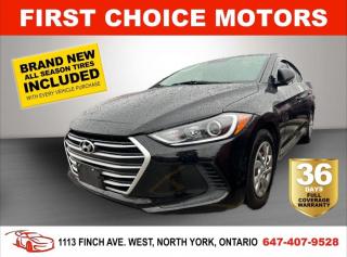 Used 2017 Hyundai Elantra L ~MANUAL, FULLY CERTIFIED WITH WARRANTY!!!~ for sale in North York, ON