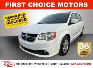 Welcome to First Choice Motors, the largest car dealership in Toronto of pre-owned cars, SUVs, and vans priced between $5000-$15,000. With an impressive inventory of over 300 vehicles in stock, we are dedicated to providing our customers with a vast selection of affordable and reliable options. <br><br>Were thrilled to offer a used 2016 Dodge Grand Caravan CREW, white color with 176,000km (STK#6711) This vehicle was $14990 NOW ON SALE FOR $12990. It is equipped with the following features:<br>- Automatic Transmission<br>- Leather Seats<br>- Heated seats<br>- Stow & Go<br>- Bluetooth<br>- Reverse camera<br>- Alloy wheels<br>- Power windows<br>- Power locks<br>- Power mirrors<br>- Air Conditioning<br><br>At First Choice Motors, we believe in providing quality vehicles that our customers can depend on. All our vehicles come with a 36-day FULL COVERAGE warranty. We also offer additional warranty options up to 5 years for our customers who want extra peace of mind.<br><br>Furthermore, all our vehicles are sold fully certified with brand new brakes rotors and pads, a fresh oil change, and brand new set of all-season tires installed & balanced. You can be confident that this car is in excellent condition and ready to hit the road.<br><br>At First Choice Motors, we believe that everyone deserves a chance to own a reliable and affordable vehicle. Thats why we offer financing options with low interest rates starting at 7.9% O.A.C. Were proud to approve all customers, including those with bad credit, no credit, students, and even 9 socials. Our finance team is dedicated to finding the best financing option for you and making the car buying process as smooth and stress-free as possible.<br><br>Our dealership is open 7 days a week to provide you with the best customer service possible. We carry the largest selection of used vehicles for sale under $9990 in all of Ontario. We stock over 300 cars, mostly Hyundai, Chevrolet, Mazda, Honda, Volkswagen, Toyota, Ford, Dodge, Kia, Mitsubishi, Acura, Lexus, and more. With our ongoing sale, you can find your dream car at a price you can afford. Come visit us today and experience why we are the best choice for your next used car purchase!<br><br>All prices exclude a $10 OMVIC fee, license plates & registration  and ONTARIO HST (13%)