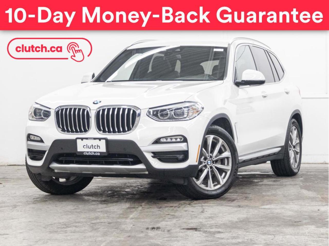 Used 2018 BMW X3 xDrive30i AWD w/ Rearview Cam, Bluetooth, Dual Zone A/C for sale in Toronto, ON