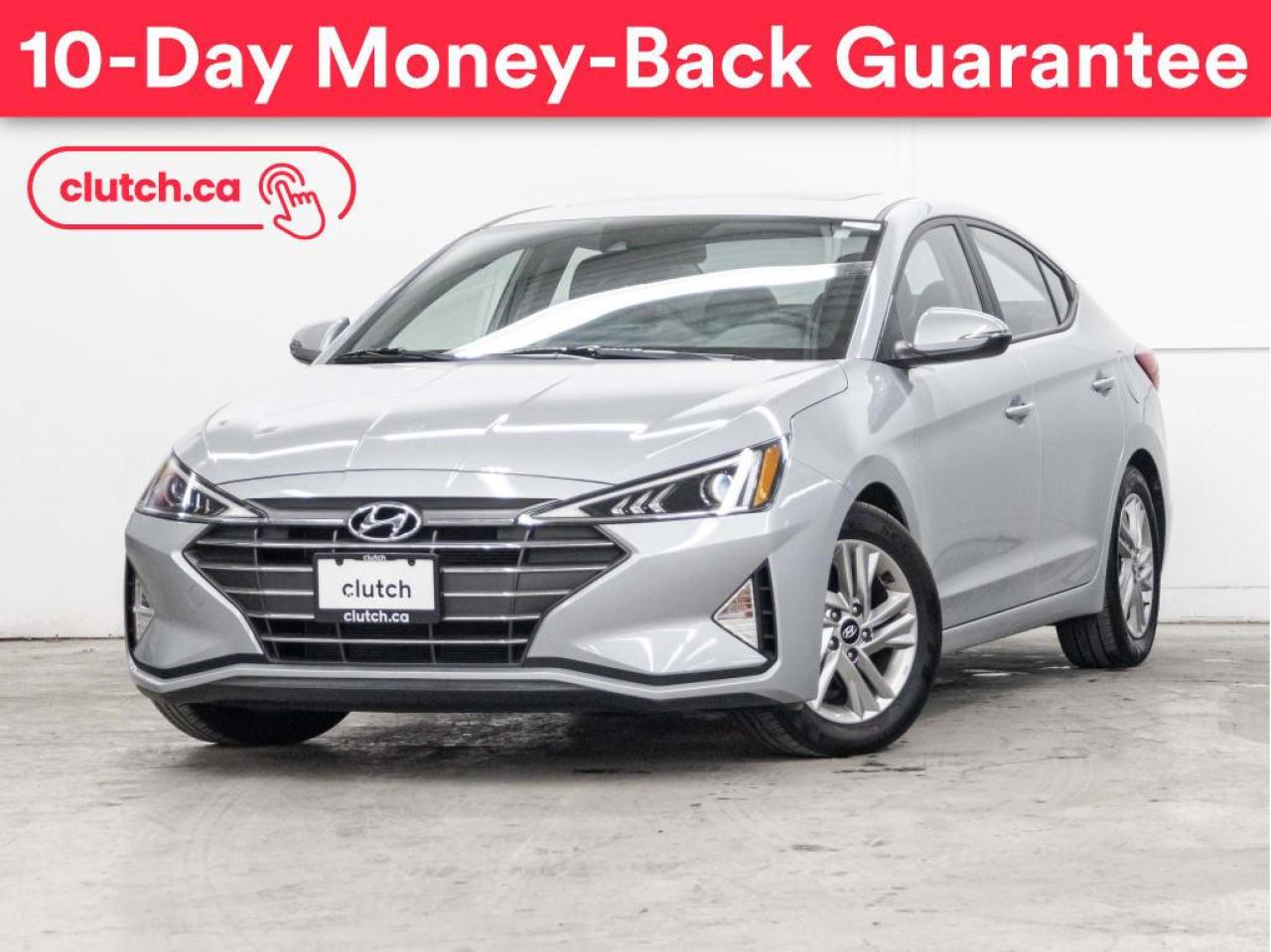 Used 2020 Hyundai Elantra Preferred w/Sun & Safety Package w/ Apple CarPlay & Android Auto, Sunroof, A/C for sale in Toronto, ON