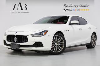 Used 2015 Maserati Ghibli S Q4 | CARBON FIBER | RED LEATHER | NAV for sale in Vaughan, ON
