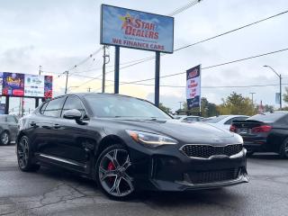 Used 2018 Kia Stinger LIMITED NAV LEATHER RED INTERIOR SUNROOOF P/H-SEAT for sale in London, ON