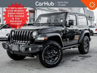 Used 2023 Jeep Wrangler Willys LEDs Heated Seats Nav & Sound Grps Tow & HD Grp for sale in Thornhill, ON