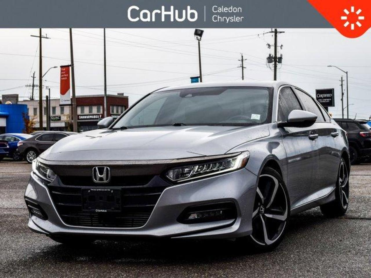 Used 2019 Honda Accord Sedan Sport Power Sunroof R- Start Heated Front Seats Apple Car Play for sale in Bolton, ON