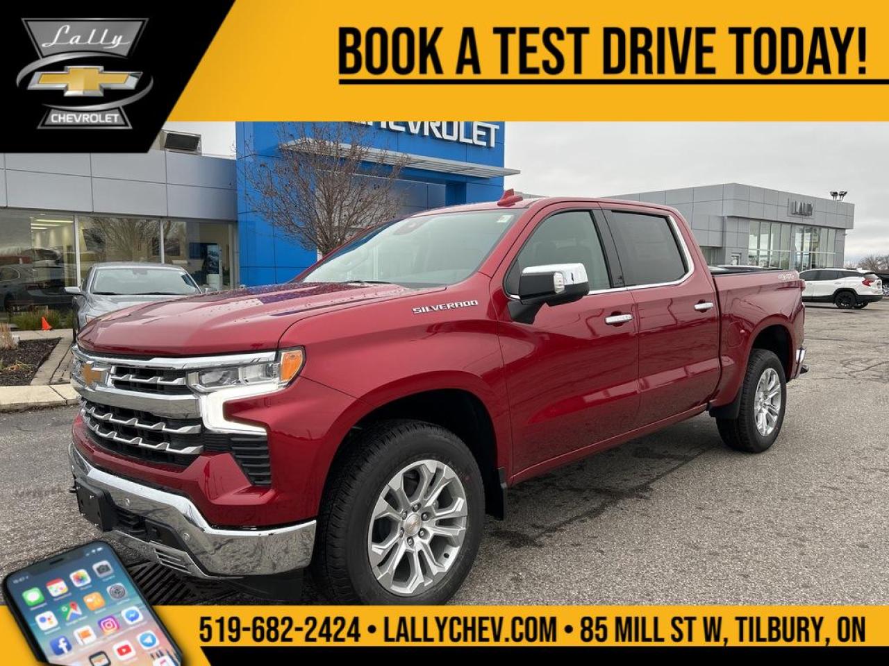 New 2024 Chevrolet Silverado 1500 LTZ for sale in Tilbury, ON