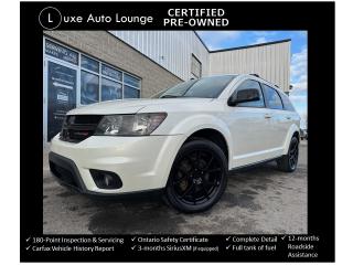 <p style=box-sizing: border-box; padding: 0px; margin: 0px 0px 1.375rem;>Looking for an AFFORDABLE, well-equipped, SUV? Look no further, this 2015 Dodge Journey has everything you need, including: blacktop package with gloss black wheels, 3.6L 6-cylinder engine, power driver seat, heated seats, back-up camera, touch-screen radio, SiriusXM satellite radio, bluetooth hands-free, remote keyless entry, push-button start, alloy wheels and more!</p><p style=box-sizing: border-box; padding: 0px; margin: 0px 0px 1.375rem;><span style=box-sizing: border-box; caret-color: #333333; background-color: #ffffff;>This vehicle comes Luxe certified select pre-owned, which includes: 100-point inspection & servicing, oil lube and filter change, Ontario safety certificate, Available Luxe Assurance Package, complete interior and exterior detailing, Carfax Verified vehicle history report, guaranteed one key (additional keys may be purchased at time of sale) and FREE 90-day SiriusXM satellite radio trial (on factory-equipped vehicles)!</span></p><p style=box-sizing: border-box; padding: 0px; margin: 0px 0px 1.375rem;><span style=box-sizing: border-box; caret-color: #333333; background-color: #ffffff;>Advertised price is the finance purchase price of ONLY $169 bi-weekly with $1500 down over 48 months at 9.99% (cost of borrowing is $1415 per $10000 financed) OR cash purchase price of $16400 (both prices are plus HST and licensing). Call today and book your test drive appointment!</span></p>
