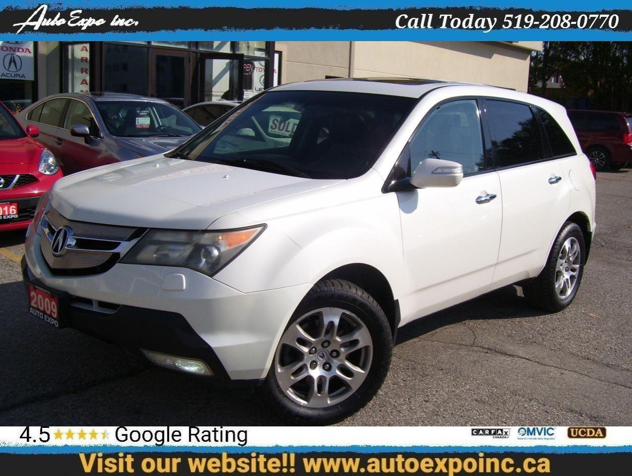 Used 2009 Acura MDX Elite Pkg,AWD,7 Seaters,leather,Sunroof,Certified for sale in Kitchener, ON