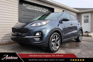 The 2020 Kia Sportage EX, a masterful blend of modern aesthetics, and advanced technology and is packed with Smart power liftgate, 8-inch touchscreen display with UVO eServices, Apple CarPlay and Android Auto integration, Heated front seats, Blind-Spot Collision Warning, Lane Keeping Assist, Forward Collision Avoidance-Assist with Pedestrian Detection and so much more. This vehicle comes with a clean CARFAX.



<p>**PLEASE CALL TO BOOK YOUR TEST DRIVE! THIS WILL ALLOW US TO HAVE THE VEHICLE READY BEFORE YOU ARRIVE. THANK YOU!**</p>

<p>The above advertised price and payment quote are applicable to finance purchases. <strong>Cash pricing is an additional $699. </strong> We have done this in an effort to keep our advertised pricing competitive to the market. Please consult your sales professional for further details and an explanation of costs. <p>

<p>WE FINANCE!! Click through to AUTOHOUSEKINGSTON.CA for a quick and secure credit application!<p><strong>

<p><strong>All of our vehicles are ready to go! Each vehicle receives a multi-point safety inspection, oil change and emissions test (if needed). Our vehicles are thoroughly cleaned inside and out.<p>

<p>Autohouse Kingston is a locally-owned family business that has served Kingston and the surrounding area for more than 30 years. We operate with transparency and provide family-like service to all our clients. At Autohouse Kingston we work with more than 20 lenders to offer you the best possible financing options. Please ask how you can add a warranty and vehicle accessories to your monthly payment.</p>

<p>We are located at 1556 Bath Rd, just east of Gardiners Rd, in Kingston. Come in for a test drive and speak to our sales staff, who will look after all your automotive needs with a friendly, low-pressure approach. Get approved and drive away in your new ride today!</p>

<p>Our office number is 613-634-3262 and our website is www.autohousekingston.ca. If you have questions after hours or on weekends, feel free to text Kyle at 613-985-5953. Autohouse Kingston  It just makes sense!</p>

<p>Office - 613-634-3262</p>

<p>Kyle Hollett (Sales) - Extension 104 - Cell - 613-985-5953; kyle@autohousekingston.ca</p>

<p>Joe Purdy (Finance) - Extension 103 - Cell  613-453-9915; joe@autohousekingston.ca</p>

<p>Brian Doyle (Sales and Finance) - Extension 106 -  Cell  613-572-2246; brian@autohousekingston.ca</p>

<p>Bradie Johnston (Director of Awesome Times) - Extension 101 - Cell - 613-331-1121; bradie@autohousekingston.ca</p>