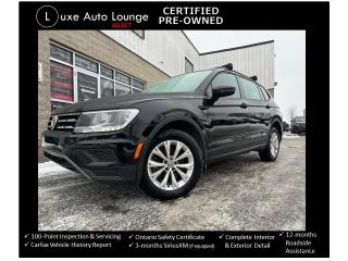 <p>Looking for an affordable 7-passenger SUV? Look no further, this 2018 Volkswagen Tiguan is the one you need! Loaded up with 7-passenger seating, back-up camera, bluetooth hands-free, alloy wheels, cruise control, power group and more!</p><p><span style=color: #333333; font-family: Work Sans, sans-serif; font-size: 16px; white-space: pre-wrap; caret-color: #333333; background-color: #ffffff;>This vehicle comes Luxe certified select pre-owned, which includes: 100-point inspection & servicing, oil lube and filter change, Ontario safety certificate, Available Luxe Assurance Package, complete interior and exterior detailing, Carfax Verified vehicle history report, guaranteed one key (additional keys may be purchased at time of sale) and FREE 90-day SiriusXM satellite radio trial (on factory-equipped vehicles)!</span></p><p><span style=color: #333333; font-family: Work Sans, sans-serif; font-size: 16px; white-space: pre-wrap; caret-color: #333333; background-color: #ffffff;>Priced at ONLY $167 bi-weekly with $1500 down over 60 months at 8.99% (cost of borrowing is $2399 per $10000 financed) OR cash purchase price of $17900 (both prices are plus HST and licensing). Call today and book your test drive appointment!</span></p>