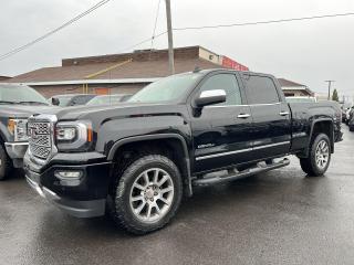 LOADED DENALI W/ PREMIUM 6.2L V8, SUNROOF, HARD-FOLDING TONNEAU COVER, HEATED/COOLED LEATHER, REMOTE START, LANE-DEPARTURE ALERT W/ LANE-KEEP ASSIST, FORWARD COLLISION SYSTEM AND BOSE PREMIUM AUDIO! Navigation, Apple CarPlay/Android Auto, backup camera w/ front & rear sensors, 20-inch alloys, heated steering wheel, wireless charger, running boards, tow package w/ integrated trailer brake controller, dual-zone climate control, power adjustable pedals, power seats w/ driver memory, 6-foot 7-inch box w/ spray-in bedliner, auto headlights, auto-dimming rearview mirror, keyless entry, full power group, Bluetooth and Sirius XM!