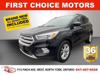 Welcome to First Choice Motors, the largest car dealership in Toronto of pre-owned cars, SUVs, and vans priced between $5000-$15,000. With an impressive inventory of over 300 vehicles in stock, we are dedicated to providing our customers with a vast selection of affordable and reliable options. <br><br>Were thrilled to offer a used 2018 Ford Escape SEL, black color with 166,000km (STK#6722) This vehicle was $16990 NOW ON SALE FOR $14990. It is equipped with the following features:<br>- Automatic Transmission<br>- Leather Seats<br>- Heated seats<br>- All wheel drive<br>- Bluetooth<br>- Reverse camera<br>- Parking distance control<br>- Alloy wheels<br>- Power windows<br>- Power locks<br>- Power mirrors<br>- Air Conditioning<br><br>At First Choice Motors, we believe in providing quality vehicles that our customers can depend on. All our vehicles come with a 36-day FULL COVERAGE warranty. We also offer additional warranty options up to 5 years for our customers who want extra peace of mind.<br><br>Furthermore, all our vehicles are sold fully certified with brand new brakes rotors and pads, a fresh oil change, and brand new set of all-season tires installed & balanced. You can be confident that this car is in excellent condition and ready to hit the road.<br><br>At First Choice Motors, we believe that everyone deserves a chance to own a reliable and affordable vehicle. Thats why we offer financing options with low interest rates starting at 7.9% O.A.C. Were proud to approve all customers, including those with bad credit, no credit, students, and even 9 socials. Our finance team is dedicated to finding the best financing option for you and making the car buying process as smooth and stress-free as possible.<br><br>Our dealership is open 7 days a week to provide you with the best customer service possible. We carry the largest selection of used vehicles for sale under $9990 in all of Ontario. We stock over 300 cars, mostly Hyundai, Chevrolet, Mazda, Honda, Volkswagen, Toyota, Ford, Dodge, Kia, Mitsubishi, Acura, Lexus, and more. With our ongoing sale, you can find your dream car at a price you can afford. Come visit us today and experience why we are the best choice for your next used car purchase!<br><br>All prices exclude a $10 OMVIC fee, license plates & registration  and ONTARIO HST (13%)