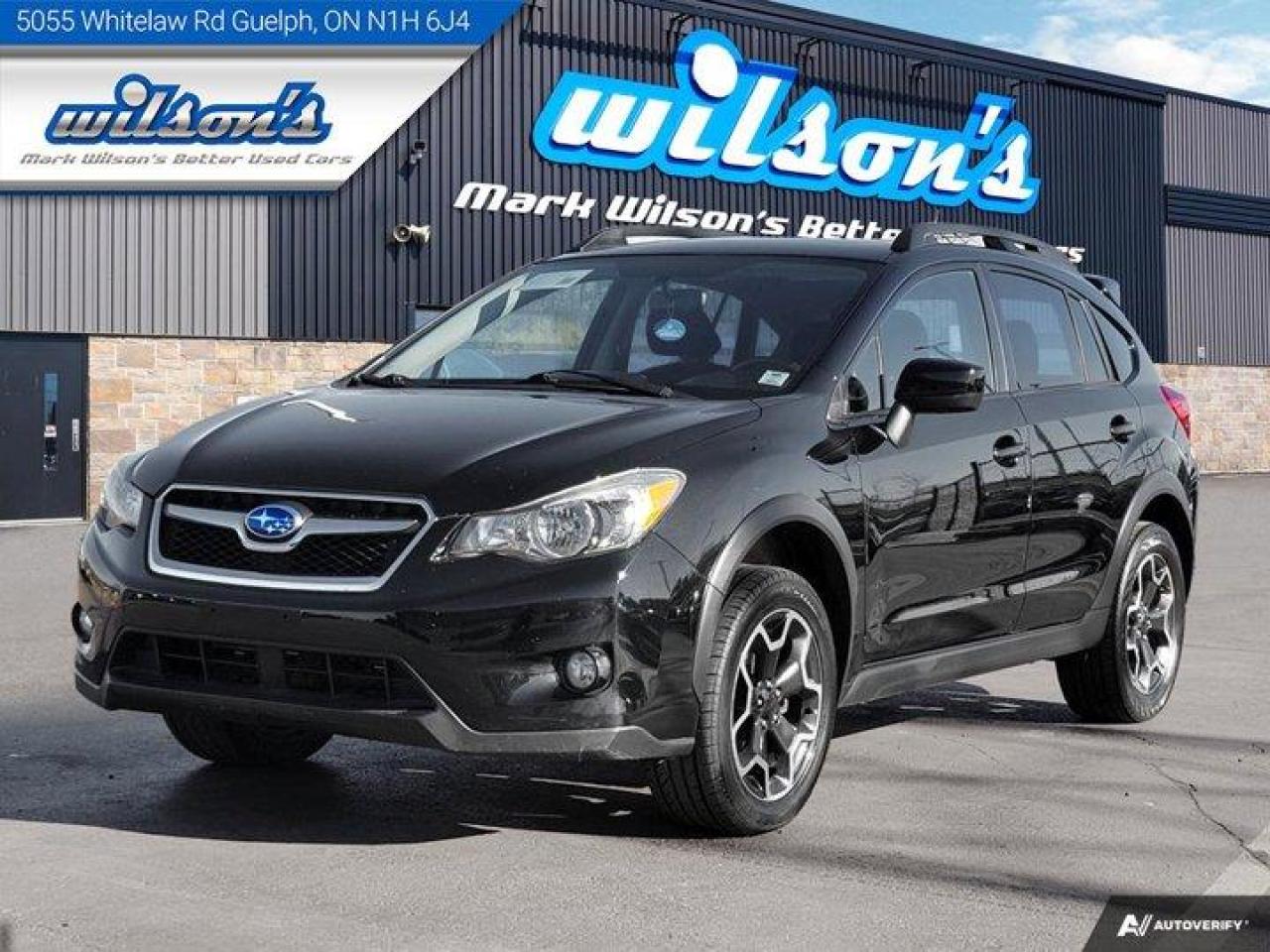 Used 2015 Subaru XV Crosstrek 2.0i w/Sport Pkg, 5-Spd Manual, Sunroof, Heated Seats, Bluetooth, Rear Camera, Alloy Wheels & More! for sale in Guelph, ON