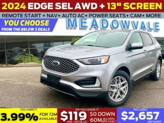 New 2024 Ford Edge SEL for sale in Mississauga, ON