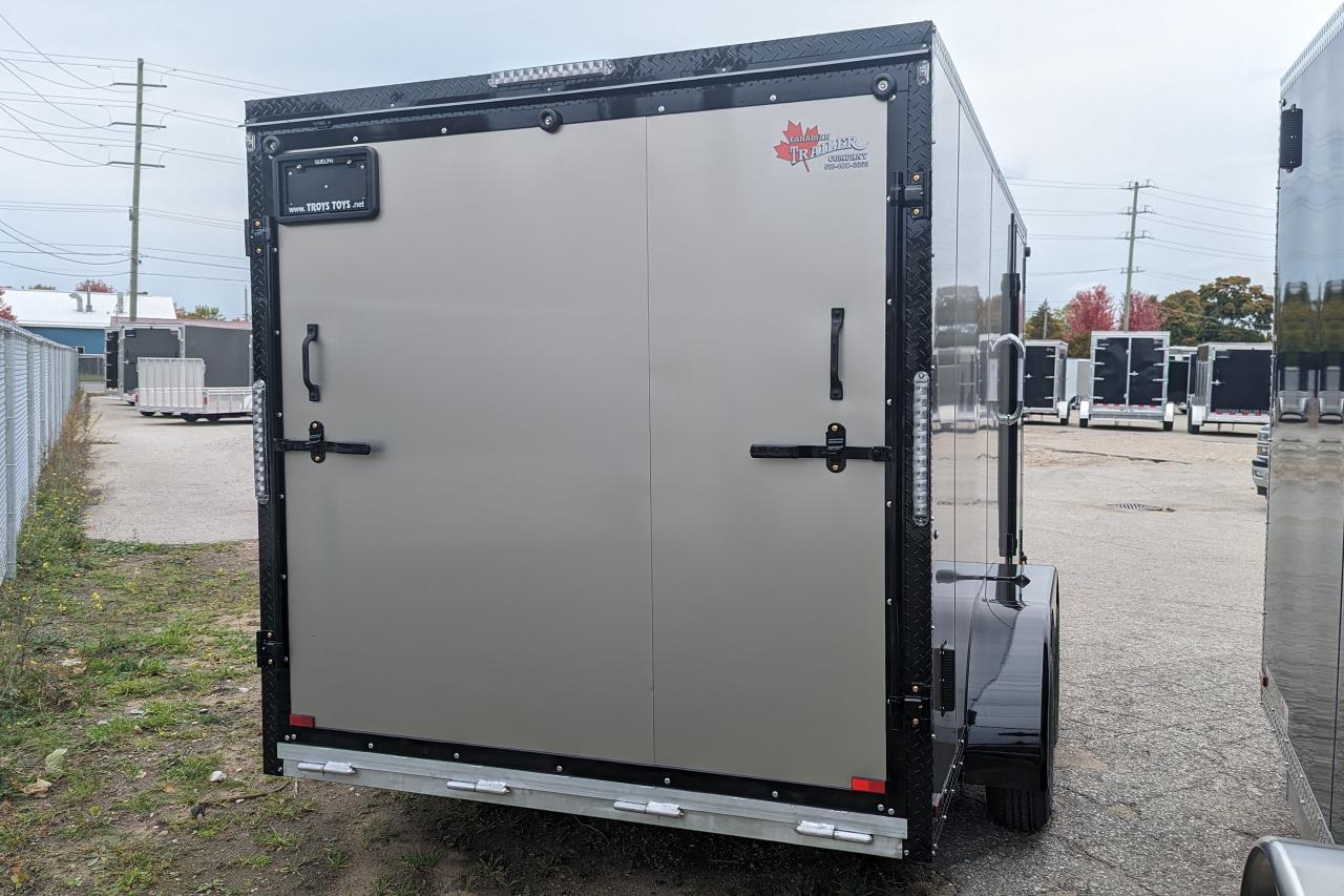 2024 Canadian Trailer Company 7x14 V Nose Cargo Trailer Aluminum Tandem Axle Photo12