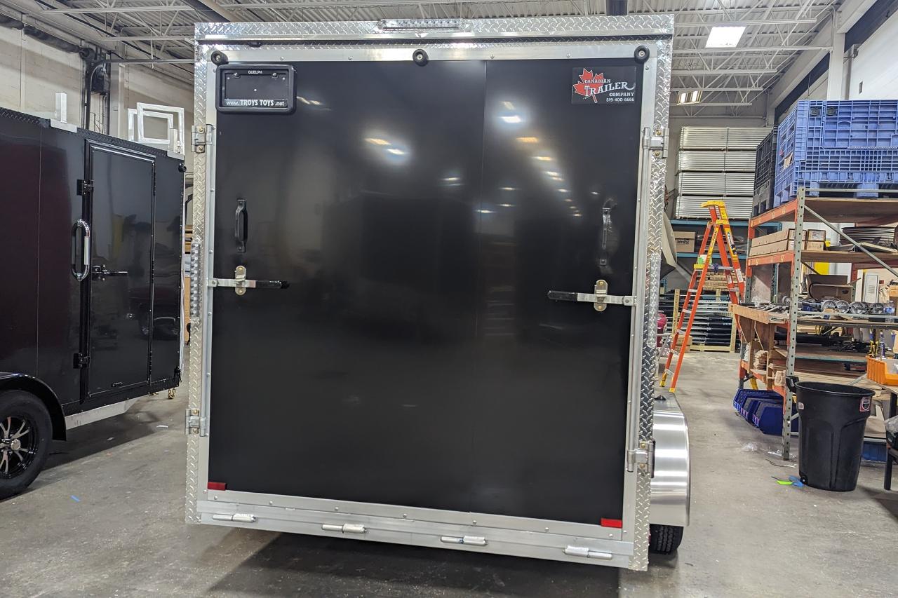 2024 Canadian Trailer Company 7x14 V Nose Cargo Trailer Aluminum Tandem Axle Photo13