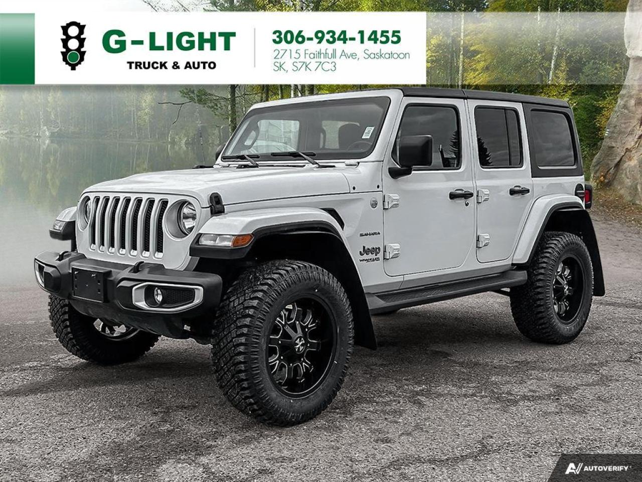 2021 Jeep Wrangler Unlimited Sahara 4X4 lifted  20inch wheels !! Photo25