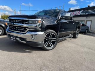 Used 2017 Chevrolet Silverado LTZ 4X4 CREW CAB 6.2L LEATHER NAVI ROOF LOADED for sale in Oakville, ON