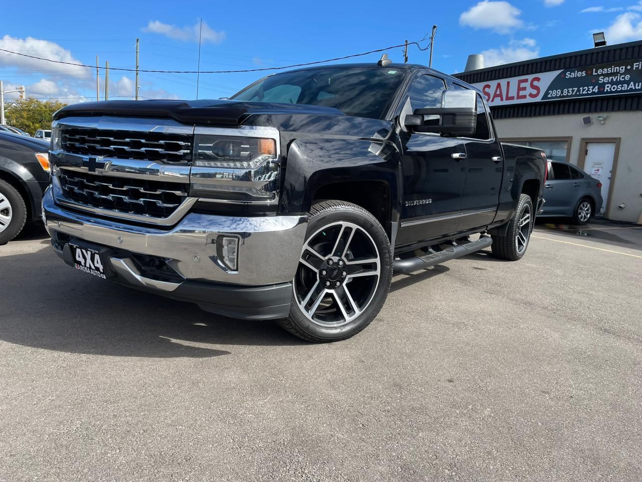 2017 Chevrolet Silverado LTZ 4X4 CREW CAB 6.2L LEATHER NAVI ROOF LOADED