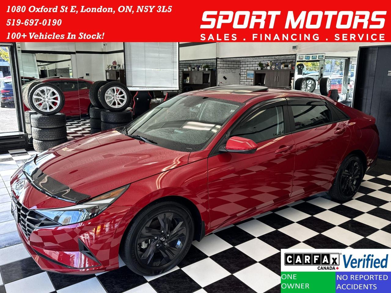2021 Hyundai Elantra PREFERRED+SUNROOF+LaneKeep+APPLE PLAY+CLEAN CARFAX