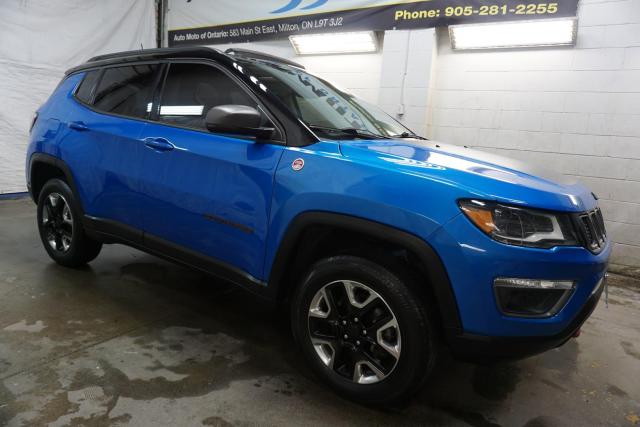 2018 Jeep Compass TRAILHAWK 4WD *1 OWNER*ACCIDENT FREE* CERTIFIED CAMERA LEATHER HEATED SEATS PANO ROOF CRUISE ALLOYS