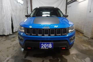 2018 Jeep Compass TRAILHAWK 4WD *1 OWNER*ACCIDENT FREE* CERTIFIED CAMERA LEATHER HEATED SEATS PANO ROOF CRUISE ALLOYS - Photo #2