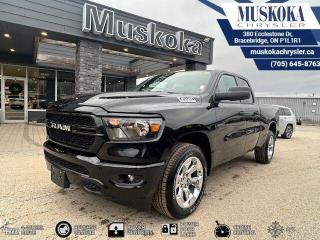 This RAM 1500 TRADESMAN, with a 3.6L V-6 engine engine, features a 8-speed automatic transmission, and generates 24 highway/19 city L/100km. Find this vehicle with only 32 kilometers!  RAM 1500 TRADESMAN Options: This RAM 1500 TRADESMAN offers a multitude of options. Technology options include: 1 LCD Monitor In The Front, AM/FM/Satellite-Prep w/Seek-Scan, Clock, Aux Audio Input Jack, Voice Activation, Radio Data System and External Memory Control, GPS Antenna Input, Radio: Uconnect 3 w/5 Display, 2 LCD Monitors In The Front.  Safety options include Tailgate/Rear Door Lock Included w/Power Door Locks, Variable Intermittent Wipers, 1 LCD Monitor In The Front, Power Door Locks w/Autolock Feature, Airbag Occupancy Sensor.  Visit Us: Find this RAM 1500 TRADESMAN at Muskoka Chrysler today. We are conveniently located at 380 Ecclestone Dr Bracebridge ON P1L1R1. Muskoka Chrysler has been serving our local community for over 40 years. We take pride in giving back to the community while providing the best customer service. We appreciate each and opportunity we have to serve you, not as a customer but as a friend