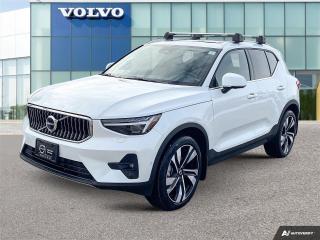 New 2024 Volvo XC40 Ultimate Bright Theme COURTESY VEHICLE W/ WINTER TIRE SET for sale in Winnipeg, MB