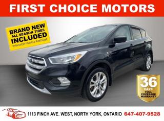 Welcome to First Choice Motors, the largest car dealership in Toronto of pre-owned cars, SUVs, and vans priced between $5000-$15,000. With an impressive inventory of over 300 vehicles in stock, we are dedicated to providing our customers with a vast selection of affordable and reliable options. <br><br>Were thrilled to offer a used 2017 Ford Escape SE, black color with 278,000km (STK#6724) This vehicle was $8990 NOW ON SALE FOR $6990. It is equipped with the following features:<br>- Automatic Transmission<br>- Heated seats<br>- All wheel drive<br>- Bluetooth<br>- Reverse camera<br>- Alloy wheels<br>- Power windows<br>- Power locks<br>- Power mirrors<br>- Air Conditioning<br><br>At First Choice Motors, we believe in providing quality vehicles that our customers can depend on. All our vehicles come with a 36-day FULL COVERAGE warranty. We also offer additional warranty options up to 5 years for our customers who want extra peace of mind.<br><br>Furthermore, all our vehicles are sold fully certified with brand new brakes rotors and pads, a fresh oil change, and brand new set of all-season tires installed & balanced. You can be confident that this car is in excellent condition and ready to hit the road.<br><br>At First Choice Motors, we believe that everyone deserves a chance to own a reliable and affordable vehicle. Thats why we offer financing options with low interest rates starting at 7.9% O.A.C. Were proud to approve all customers, including those with bad credit, no credit, students, and even 9 socials. Our finance team is dedicated to finding the best financing option for you and making the car buying process as smooth and stress-free as possible.<br><br>Our dealership is open 7 days a week to provide you with the best customer service possible. We carry the largest selection of used vehicles for sale under $9990 in all of Ontario. We stock over 300 cars, mostly Hyundai, Chevrolet, Mazda, Honda, Volkswagen, Toyota, Ford, Dodge, Kia, Mitsubishi, Acura, Lexus, and more. With our ongoing sale, you can find your dream car at a price you can afford. Come visit us today and experience why we are the best choice for your next used car purchase!<br><br>All prices exclude a $10 OMVIC fee, license plates & registration  and ONTARIO HST (13%)