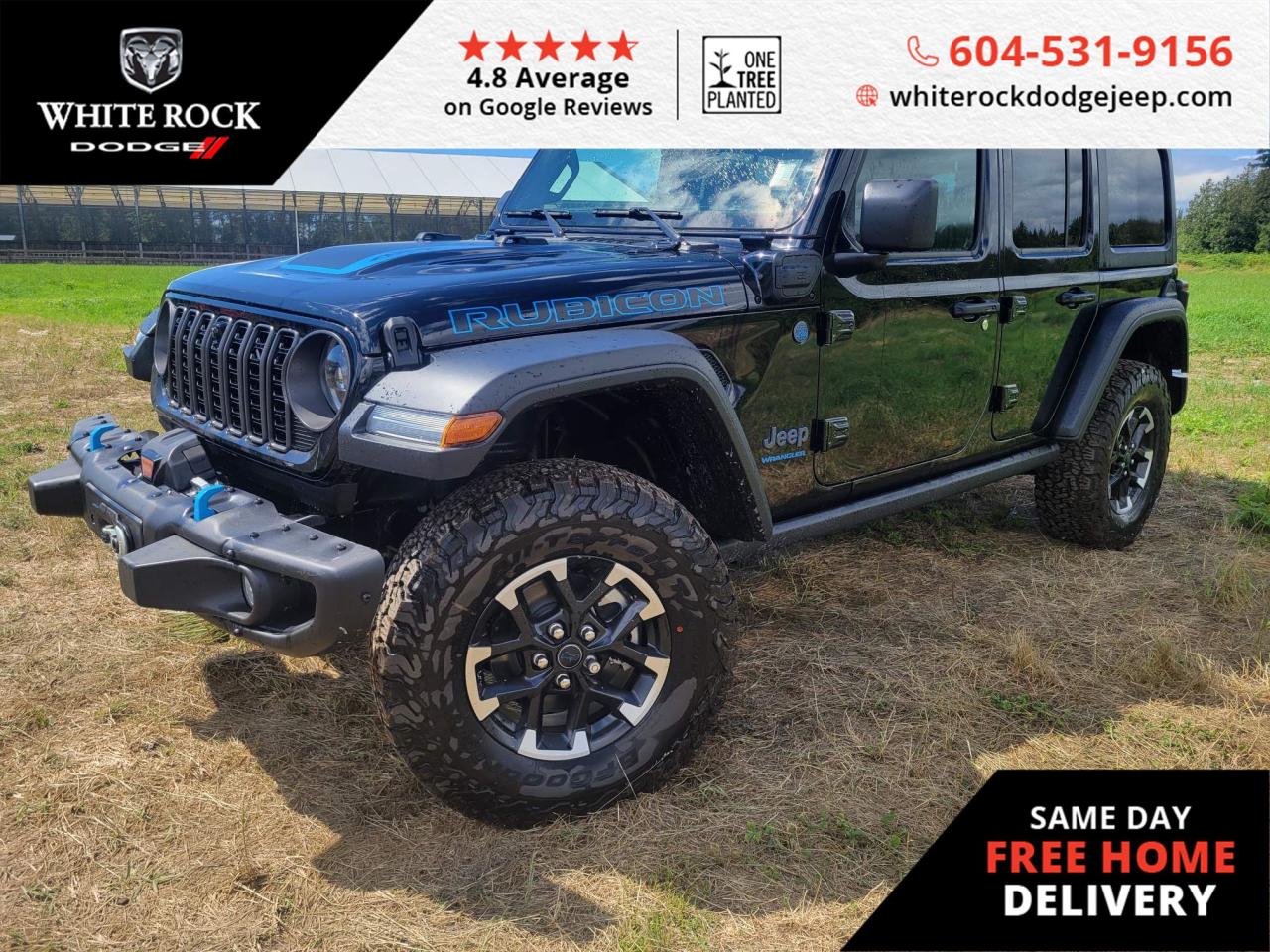 New 2024 Jeep Wrangler 4xe RUBICON for sale in Surrey, BC