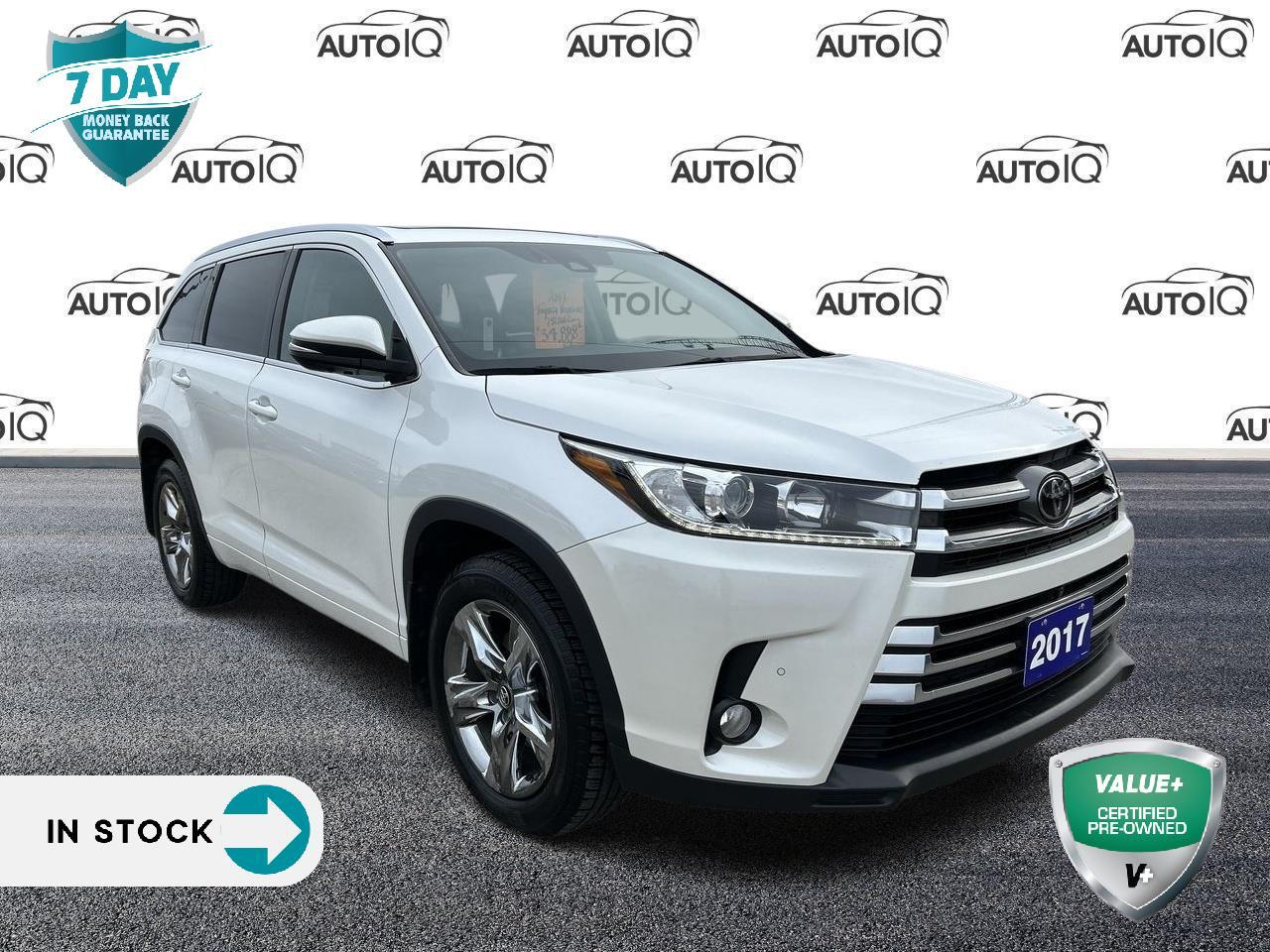 Used 2017 Toyota Highlander Limited ONE OWNER | NO ACCIDENTS | LOCAL TRADE IN for sale in Tillsonburg, ON