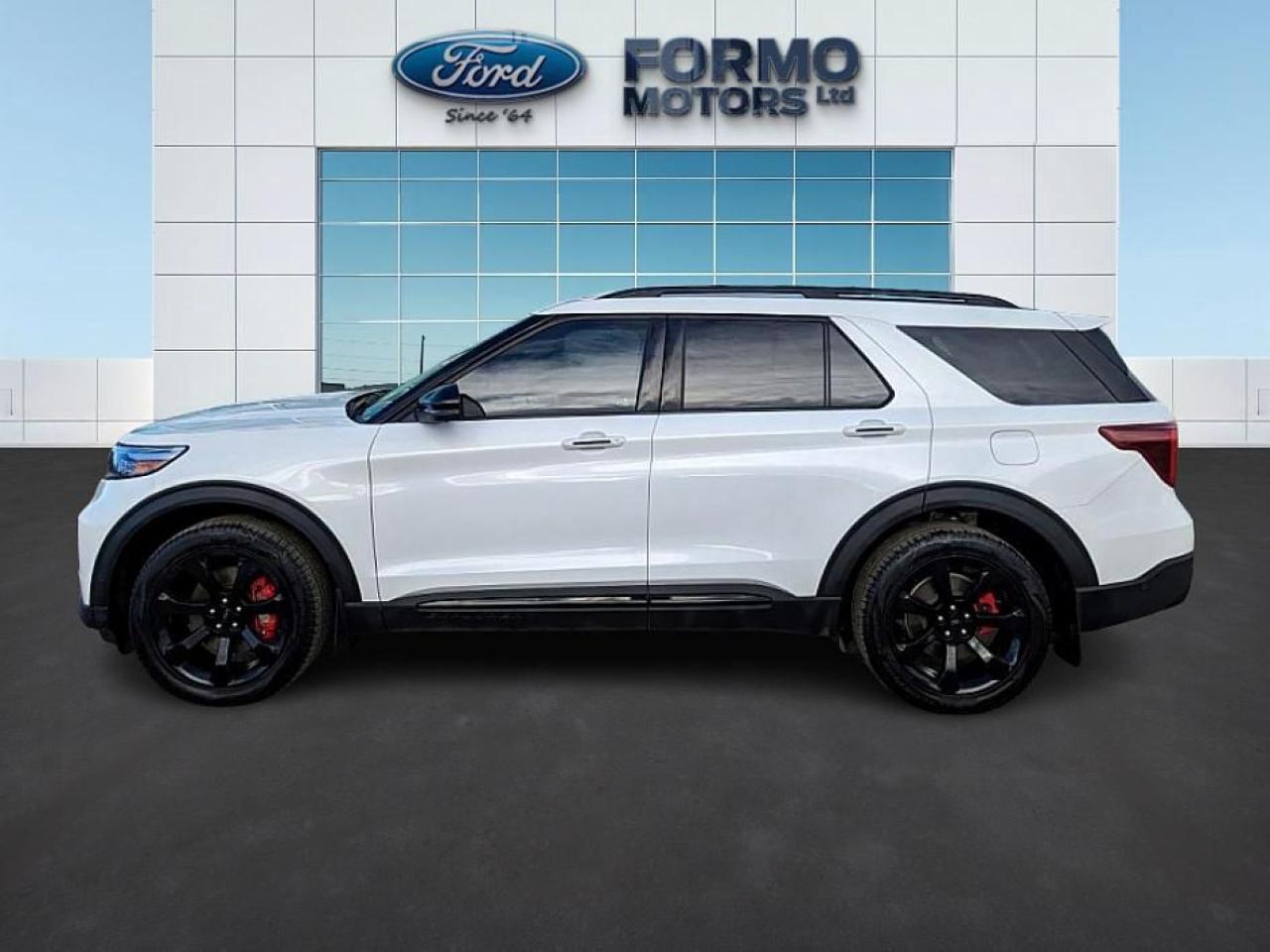 <p>Get ready to explore the open road in style with this stunning 2022 Ford Explorer ST from Formo Motors! This powerful SUV boasts a sleek Star White Metallic Tri-Coat exterior thats sure to turn heads, complemented by a sophisticated Black interior. Under the hood, youll find a potent 3L V6 Turbo engine, paired with a smooth 10-speed automatic transmission and 4-wheel drive, giving you the confidence to conquer any terrain. With only 44,850km on the odometer, this Explorer ST is practically brand new, and ready for your next adventure.</p><p>This exceptional Explorer ST is loaded with premium features designed to enhance your driving experience. From the sporty black roof-rack side rails and twin-panel moonroof to the P275/45R21 all-season tires and front license plate bracket, this vehicle is truly a cut above the rest.</p><p><strong>Here are 5 features to get you excited:</strong></p><ul><li><strong>Star White Metallic Tri-Coat exterior:</strong> A show-stopping paint job that will make you stand out from the crowd.</li><li><strong>3.0L V6 Turbo engine:</strong> Unleash exhilarating power and responsiveness with every drive.</li><li><strong>Twin-panel moonroof:</strong> Let in the sunshine and enjoy panoramic views of the sky.</li><li><strong>P275/45R21 all-season tires:</strong> Ride with confidence and grip on any road condition.</li><li><strong>Black roof-rack side rails:</strong> Add a touch of sportiness and functionality to your vehicle.</li></ul><p>Visit Formo Motors today to see this incredible 2022 Ford Explorer ST for yourself. You wont be disappointed!</p>