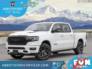 <br> <br>  Make light work of tough jobs in this 2024 Ram 1500, with exceptional towing, torque and payload capability. <br> <br>The Ram 1500s unmatched luxury transcends traditional pickups without compromising its capability. Loaded with best-in-class features, its easy to see why the Ram 1500 is so popular. With the most towing and hauling capability in a Ram 1500, as well as improved efficiency and exceptional capability, this truck has the grit to take on any task.<br> <br> This ivory tri-coat pearl Crew Cab 4X4 pickup   has a 8 speed automatic transmission and is powered by a  395HP 5.7L 8 Cylinder Engine.<br> <br> Our 1500s trim level is Limited. This Ram 1500 Limited adds power running boards, auto leveling, adaptive suspension, polished aluminum wheels, blind spot detection, premium leather upholstery, an upgraded 12-inch infotainment screen with Uconnect 5W and a 10-speaker Alpine Performance audio system, in addition to ventilated and heated front seats with power adjustment, lumbar support and memory function, heated and cooled rear seats, remote engine start, a leather-wrapped steering wheel, power-adjustable pedals, interior sound insulation, simulated wood/metal interior trim, and dual-zone front climate control with infrared. This truck is also ready for work, with class III towing equipment including a hitch, wiring harness and trailer sway control, heavy duty dampers, power-folding exterior side mirrors with convex wide-angle inserts, and a locking tailgate. Connectivity features include GPS navigation, Apple CarPlay, Android Auto, SiriusXM satellite radio, and 4G LTE wi-fi hotspot. This vehicle has been upgraded with the following features: Sunroof, Night Edition, 5.7l V8 Hemi Mds Vvt Etorque Engine, Limited Level 1 Equipment Group, Leather Seats, Trailer Hitch. <br><br> View the original window sticker for this vehicle with this url <b><a href=http://www.chrysler.com/hostd/windowsticker/getWindowStickerPdf.do?vin=1C6SRFPT8RN147501 target=_blank>http://www.chrysler.com/hostd/windowsticker/getWindowStickerPdf.do?vin=1C6SRFPT8RN147501</a></b>.<br> <br/> Total  cash rebate of $10307 is reflected in the price.   6.49% financing for 96 months. <br> Buy this vehicle now for the lowest weekly payment of <b>$328.92</b> with $0 down for 96 months @ 6.49% APR O.A.C. ( taxes included, Plus applicable fees   ).  Incentives expire 2024-07-02.  See dealer for details. <br> <br>Abbotsford Chrysler, Dodge, Jeep, Ram LTD joined the family-owned Trotman Auto Group LTD in 2010. We are a BBB accredited pre-owned auto dealership.<br><br>Come take this vehicle for a test drive today and see for yourself why we are the dealership with the #1 customer satisfaction in the Fraser Valley.<br><br>Serving the Fraser Valley and our friends in Surrey, Langley and surrounding Lower Mainland areas. Abbotsford Chrysler, Dodge, Jeep, Ram LTD carry premium used cars, competitively priced for todays market. If you don not find what you are looking for in our inventory, just ask, and we will do our best to fulfill your needs. Drive down to the Abbotsford Auto Mall or view our inventory at https://www.abbotsfordchrysler.com/used/.<br><br>*All Sales are subject to Taxes and Fees. The second key, floor mats, and owners manual may not be available on all pre-owned vehicles.Documentation Fee $699.00, Fuel Surcharge: $179.00 (electric vehicles excluded), Finance Placement Fee: $500.00 (if applicable)<br> Come by and check out our fleet of 80+ used cars and trucks and 130+ new cars and trucks for sale in Abbotsford.  o~o