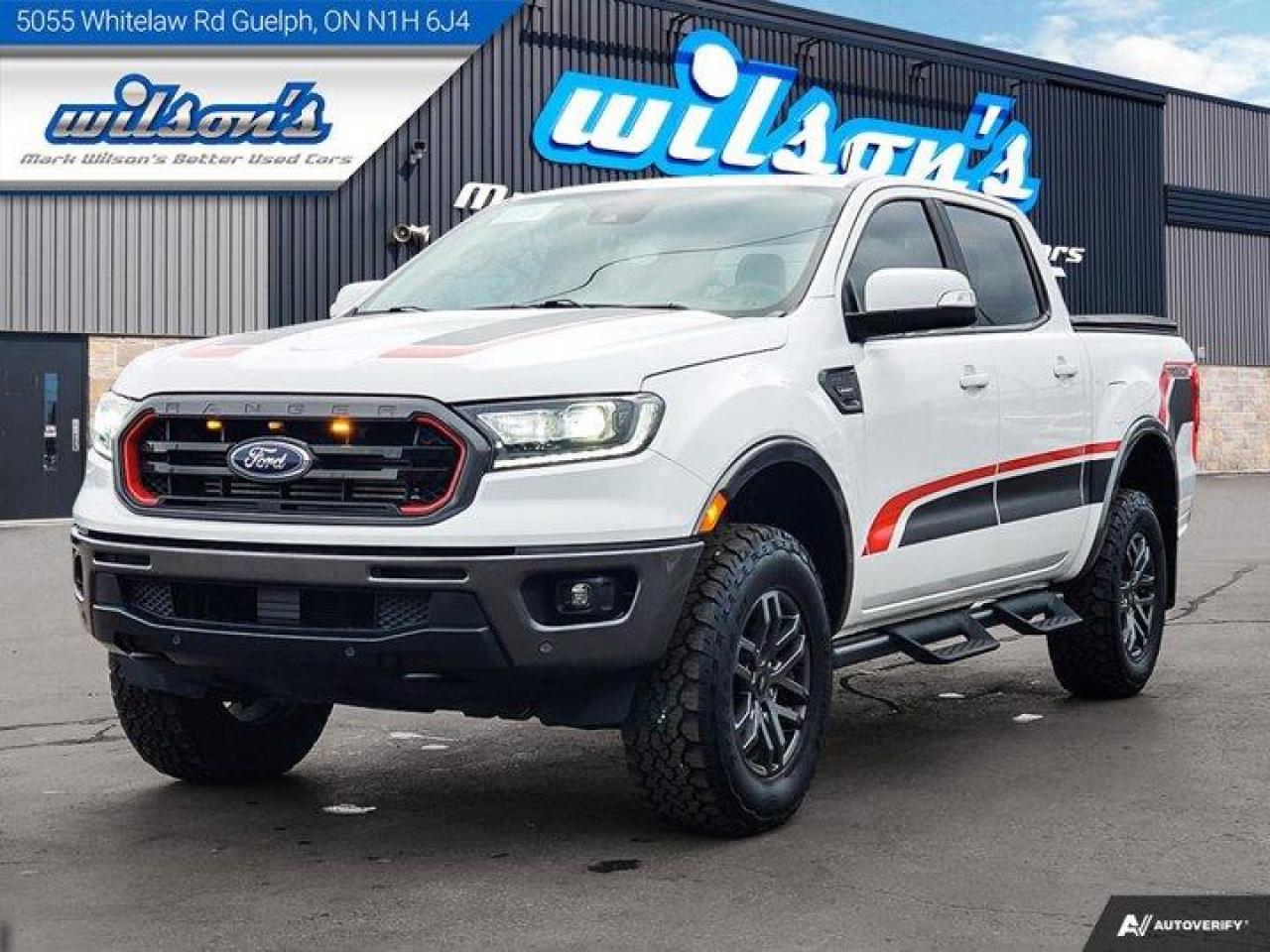 Used 2021 Ford Ranger LARIAT Tremor Crew 4WD, Leather/Suede, Nav, B&O Audio, Htd Seats, Pwr Seat, Bluetooth & Much More! for sale in Guelph, ON