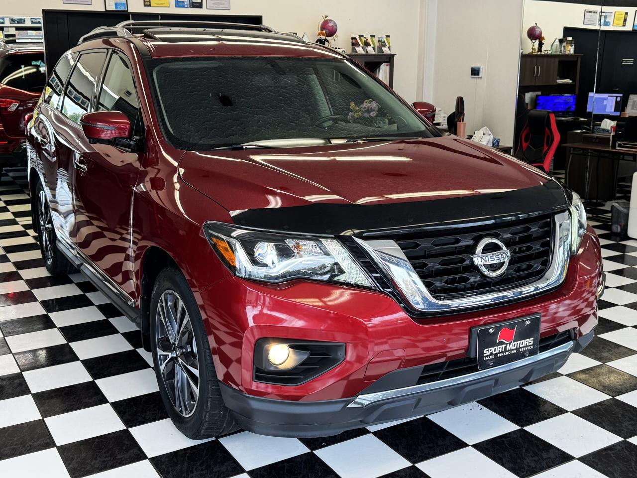 2017 Nissan Pathfinder Platinium AWD 7 PASS+Adaptive Cruise+CELAN CARFAX Photo70